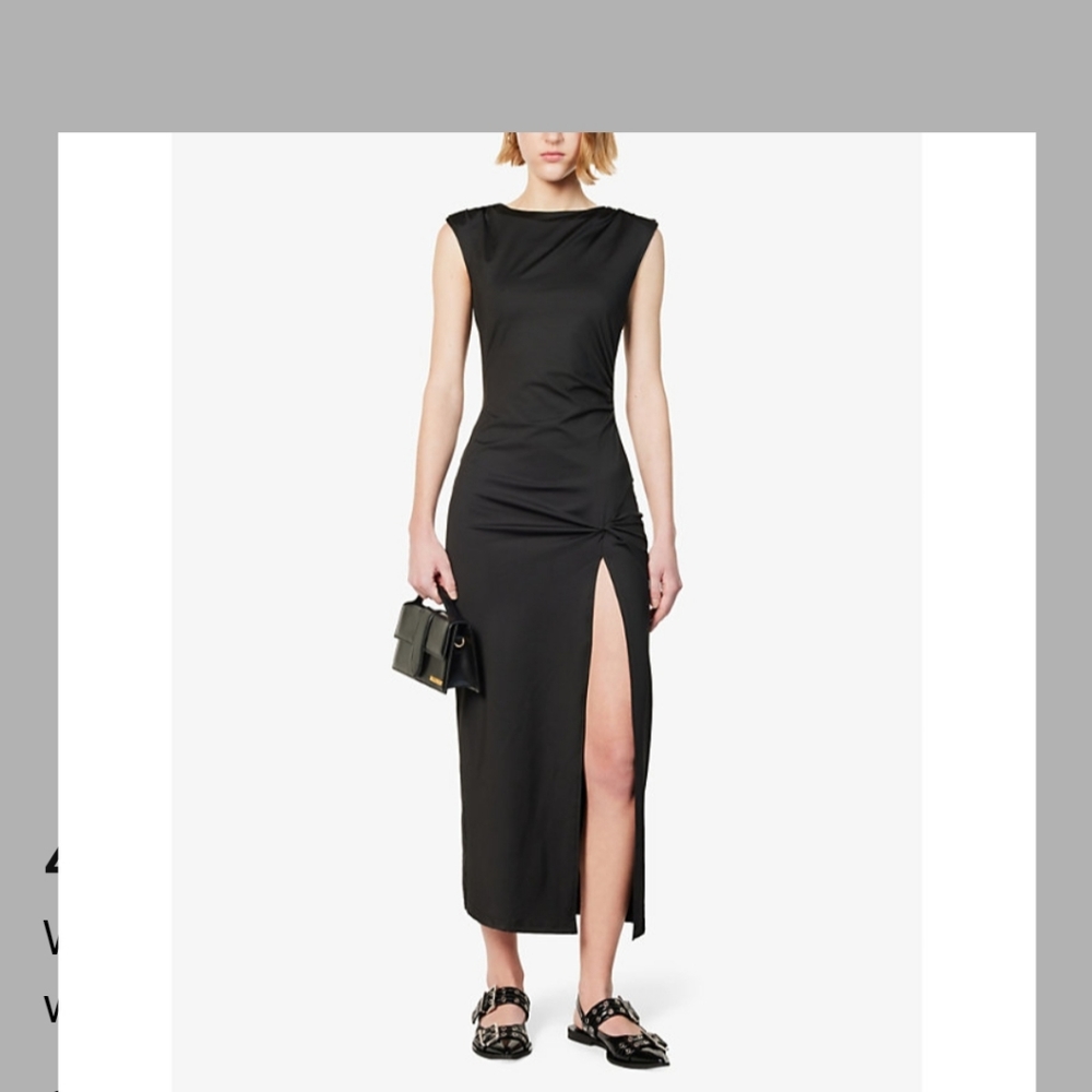 4TH & Reckless Maxi Dress Blk